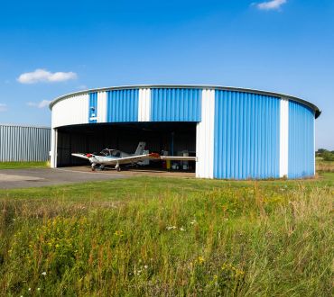Bild vom Hangar